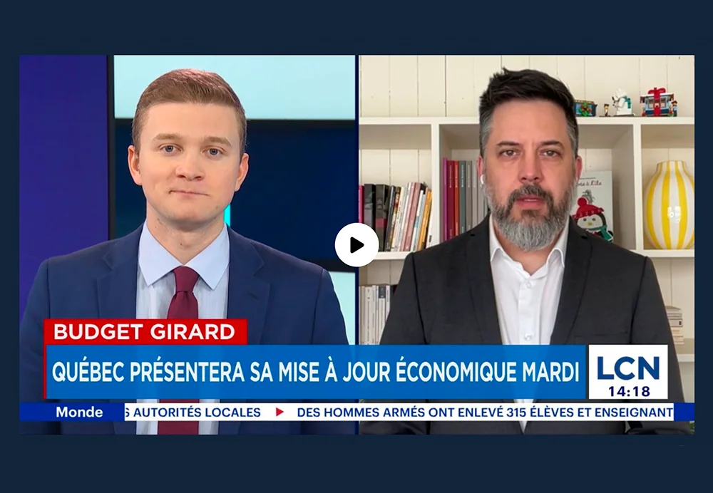 Budget Girard: Québec présentera  sa mise à jour économique mardi